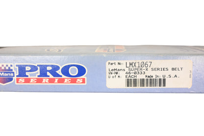 LeMans LMX1067, 46-0333 Super-X Series Belt NOS