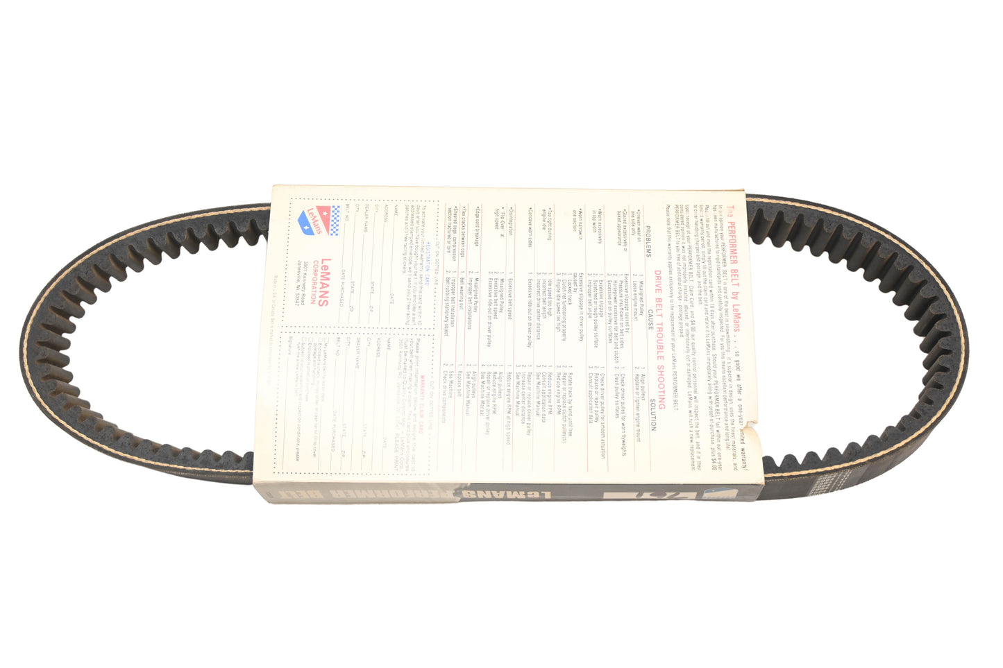 LeMans LM761 Performer Series Belt NOS