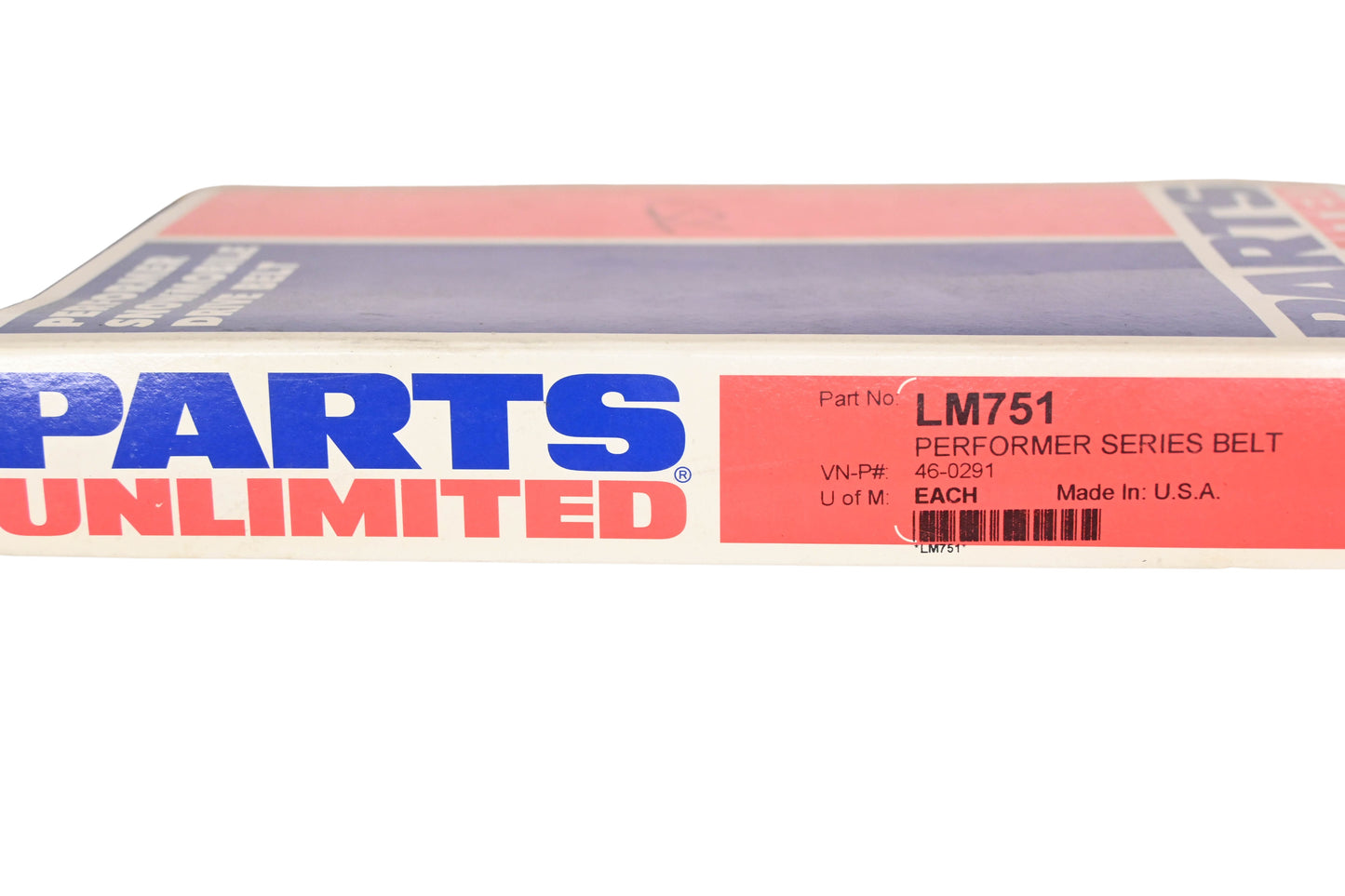 Parts Unlimited LM751, 46-0291 Performer Series Belt NOS