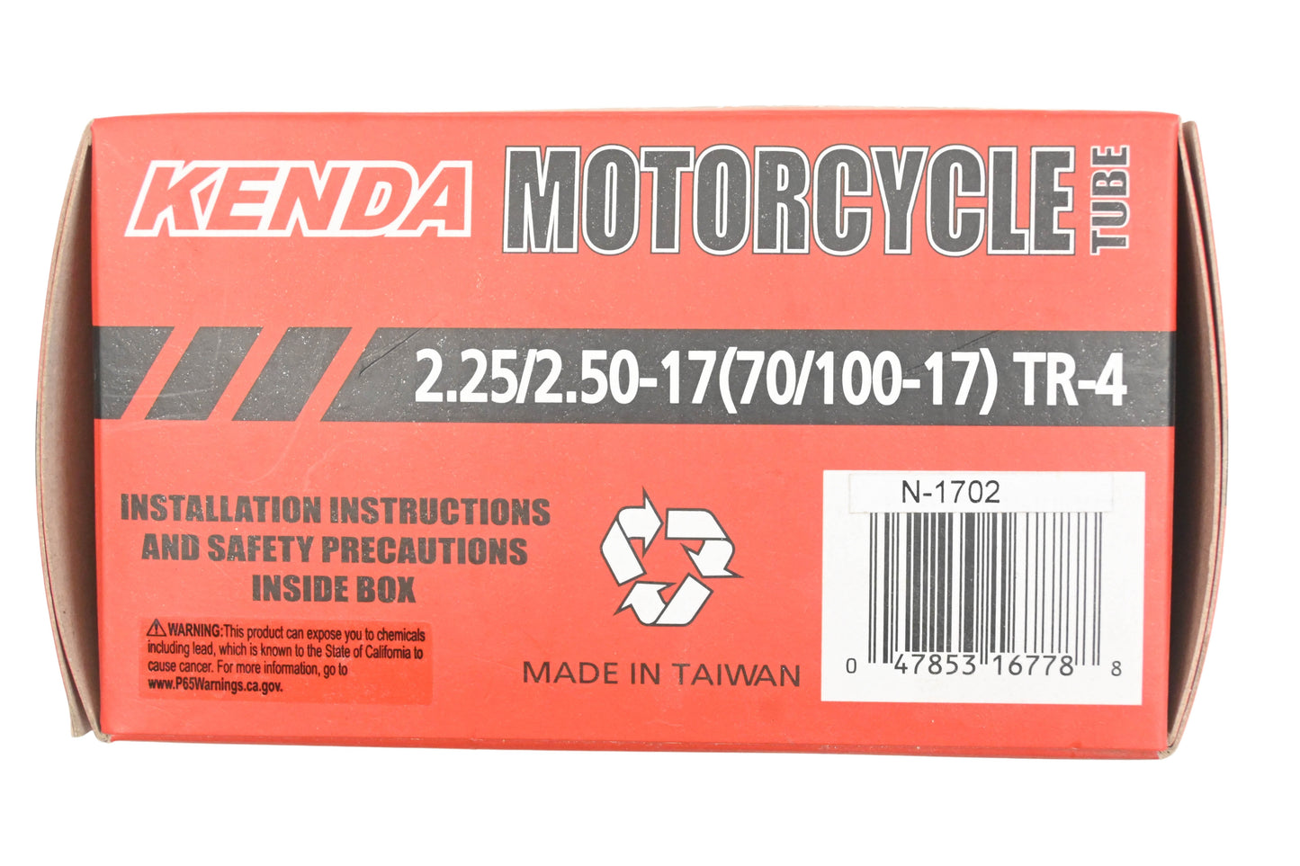 Kenda N-1702 2.25/2.50-17 (70/100-17) TR-4 Motorcycle Tire Tube NOS