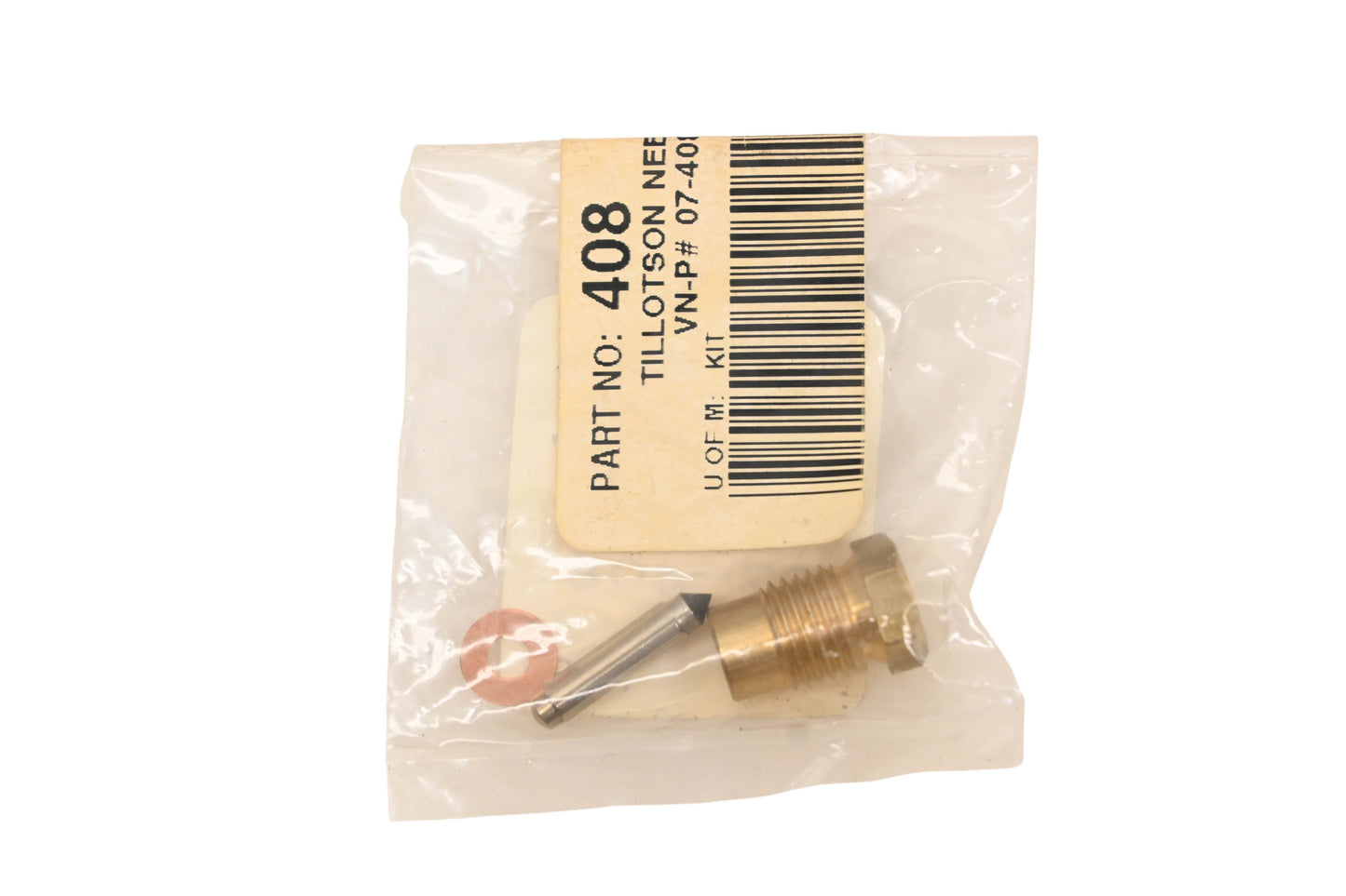 Tillotson 408, 07-408 Needle & Seat Valve NOS