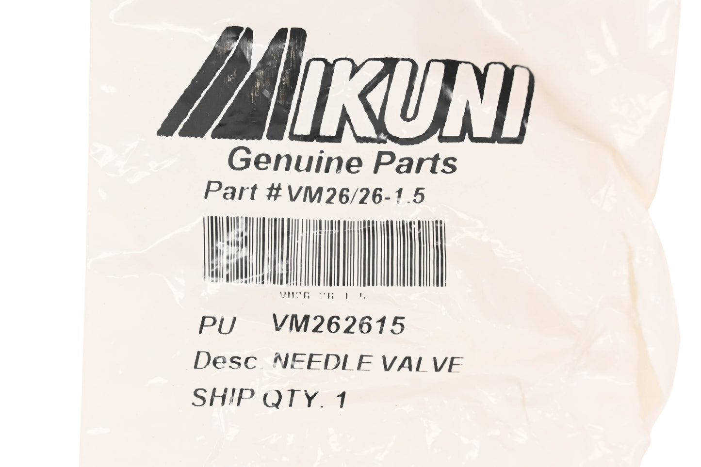 Mikuni VM26/26-1.5 Needle & Seat Valve NOS