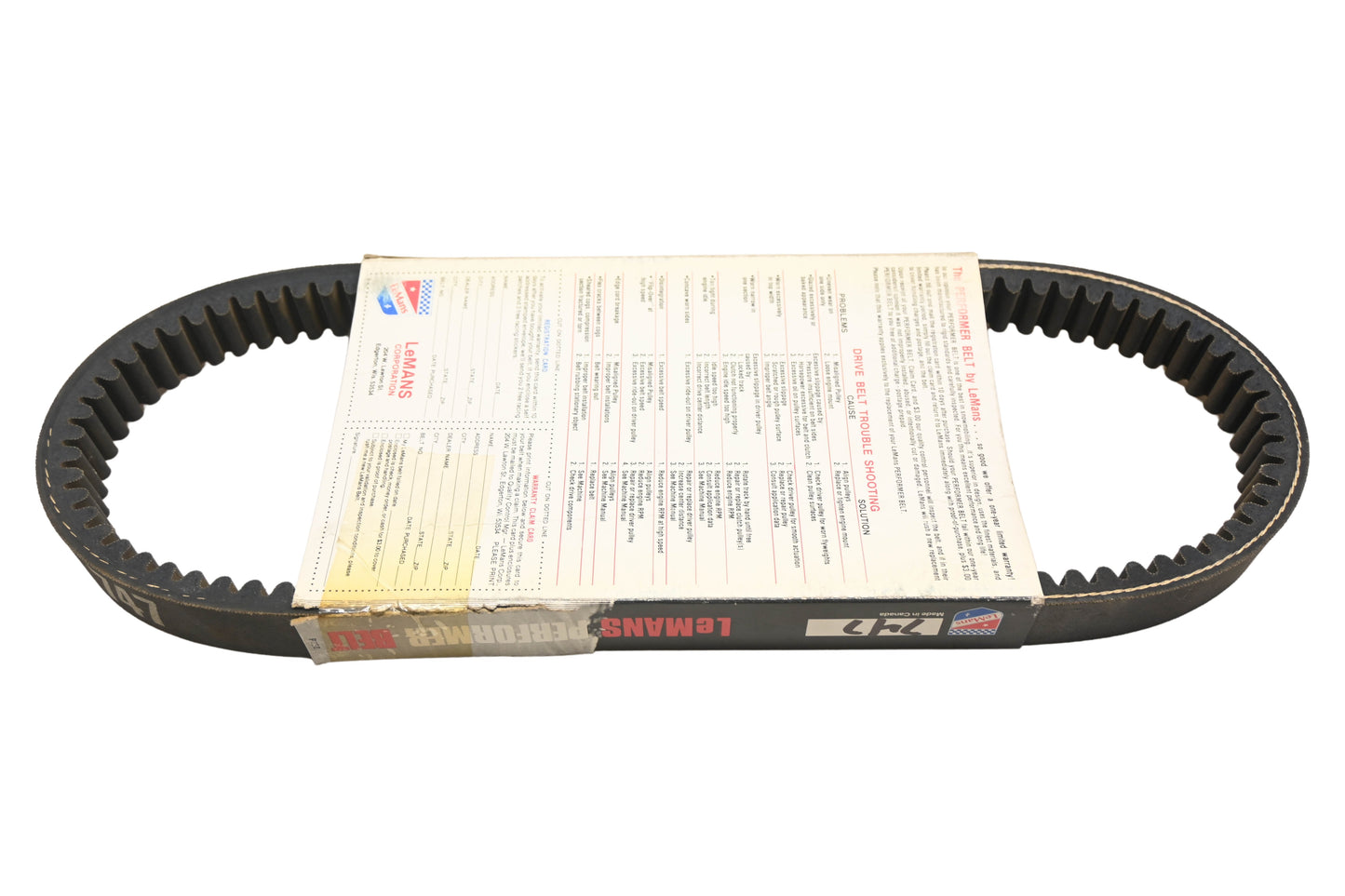 LeMans LM747 Performer Series Belt NOS