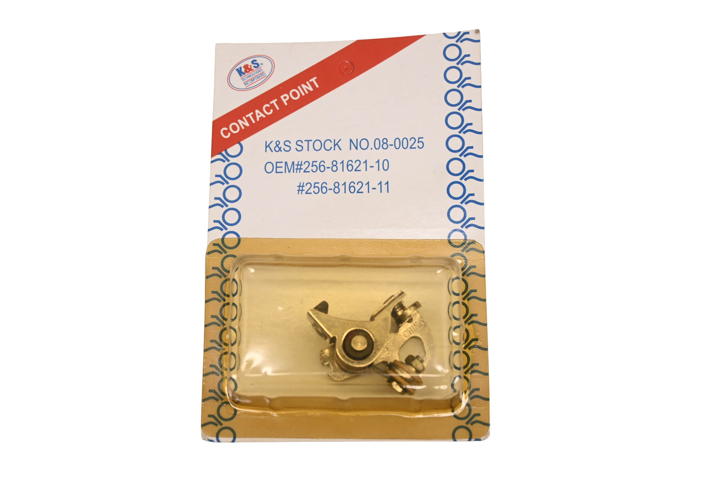 K&S 08-0025, 256-81621-10, 2105-0031 Contact Ignition Point NOS