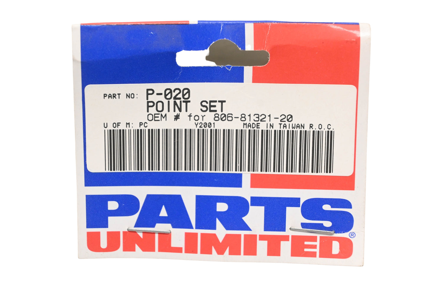 Parts Unlimited P-020, 806-81321-20 Yamaha Contact Ignition Point NOS