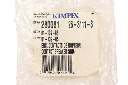 Kimpex 280061, 01-139-05, 26-3111-8 Contact Ignition Point NOS