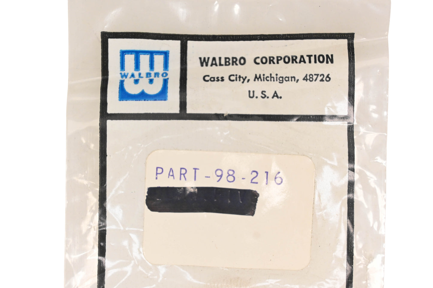 Walbro 98-216 Metering Lever Spring NOS