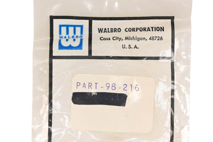 Walbro 98-216 Metering Lever Spring NOS
