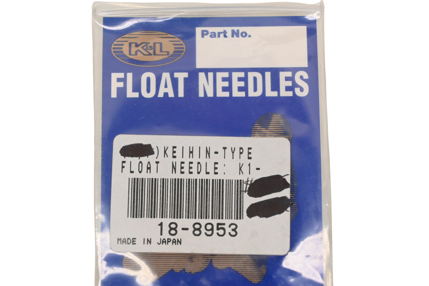 K&L 18-8953 Kiehn K1 Float Needle NOS