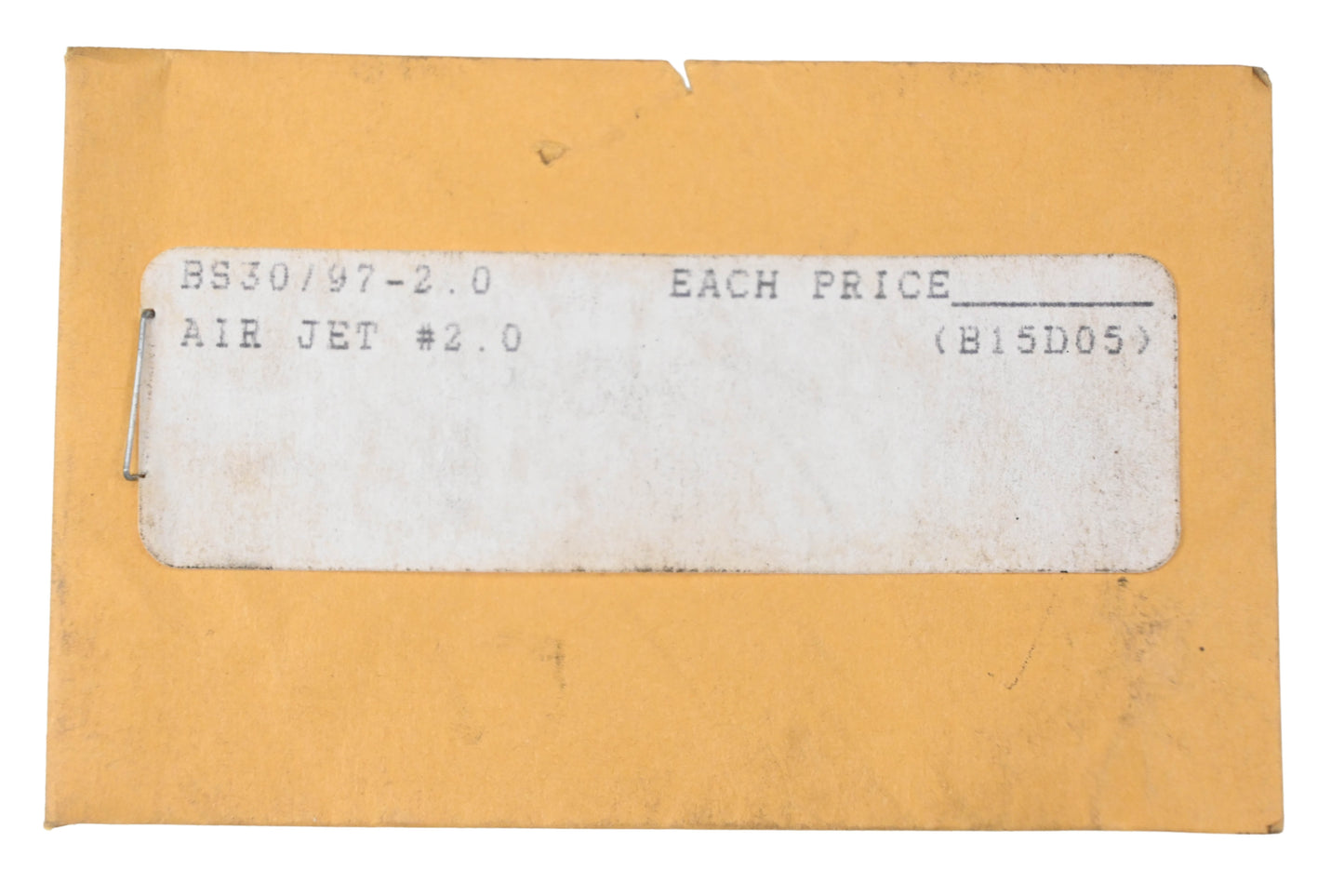Mikuni BS30/97-2.0, 002-165, 002.165 Air Jet #2.0 NOS