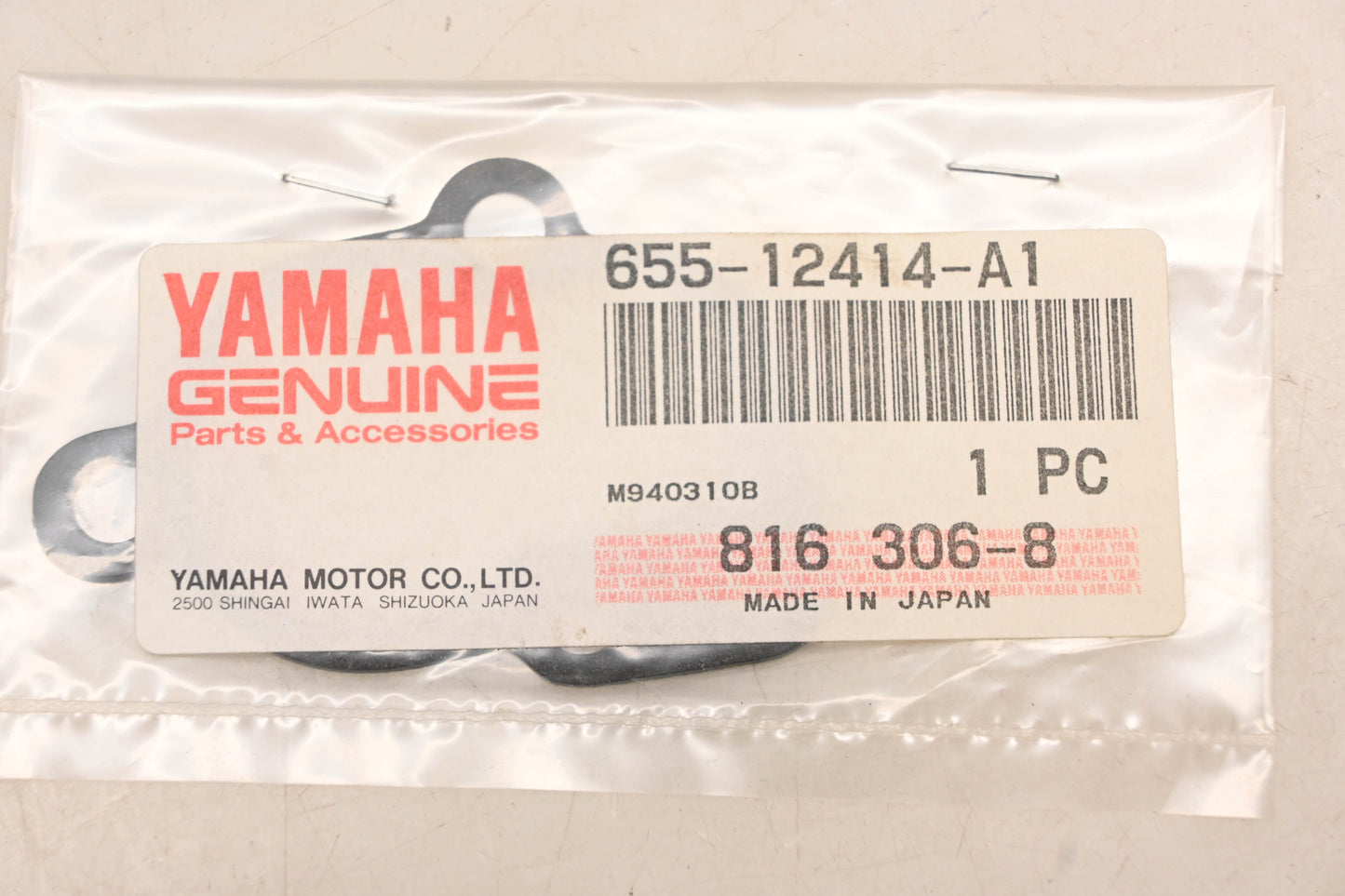 New OEM Yamaha 655-12414-A1-00 Thermostat Cover Gasket NOS