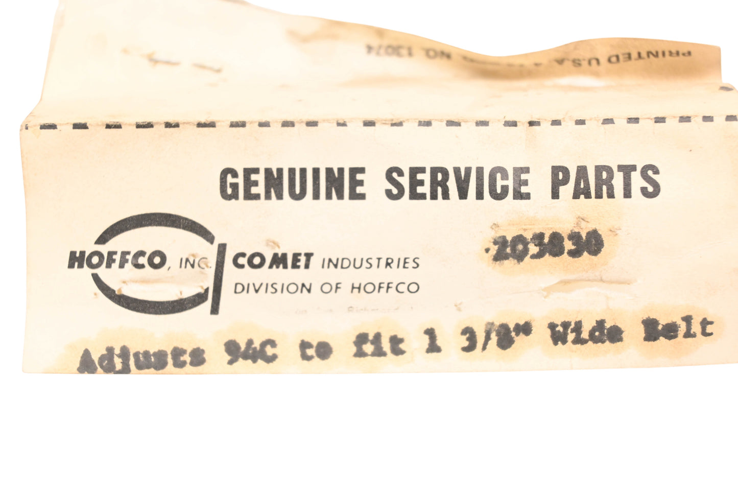 Comet 205830 Duster Clutch Spacer Kit NOS