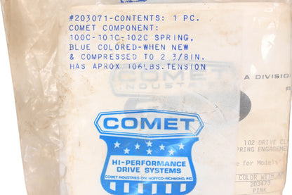 Comet 203071 Blue Clutch Spring NOS