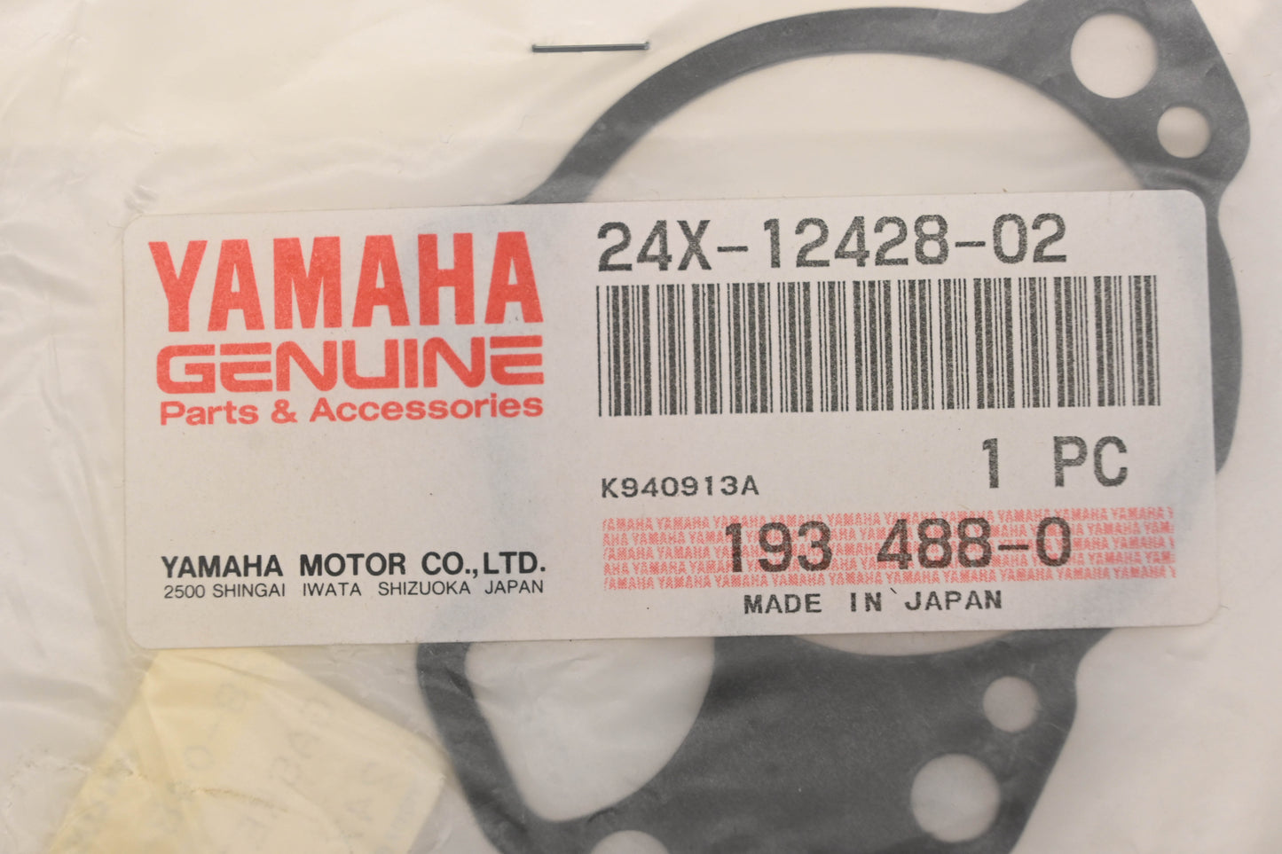 New OEM Yamaha 24X-12428-02-00 Housing Cover Gasket NOS