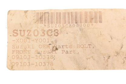 OEM Suzuki 09103-10378 Front Footrest Bolts Qty 2