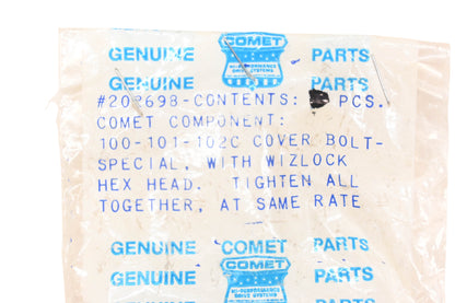 Comet 202698 Wizlock Bolts Qty 2 NOS