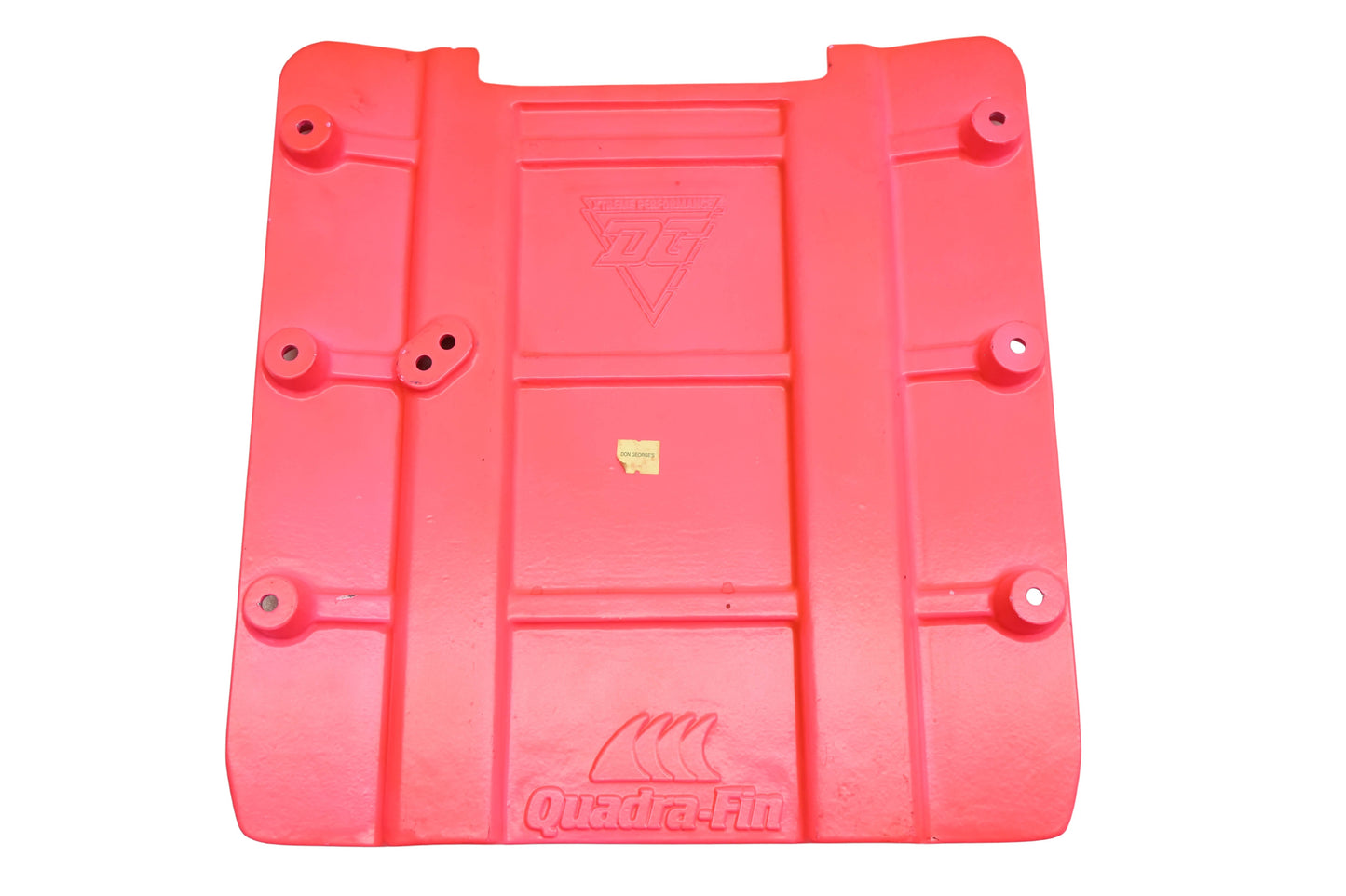 DG FJ0-62731-00-00, FJ0-62731-00 Pink Quadra-Fin Ride Plate NOS