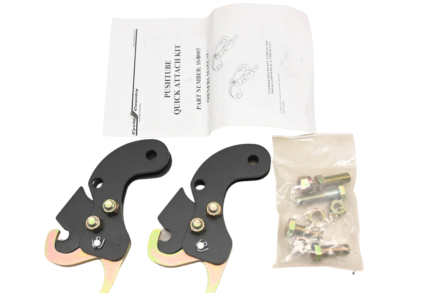 Cycle Country 10-0005 Push Tube Quick Attach Kit NOS