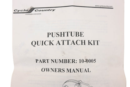 Cycle Country 10-0005 Push Tube Quick Attach Kit NOS