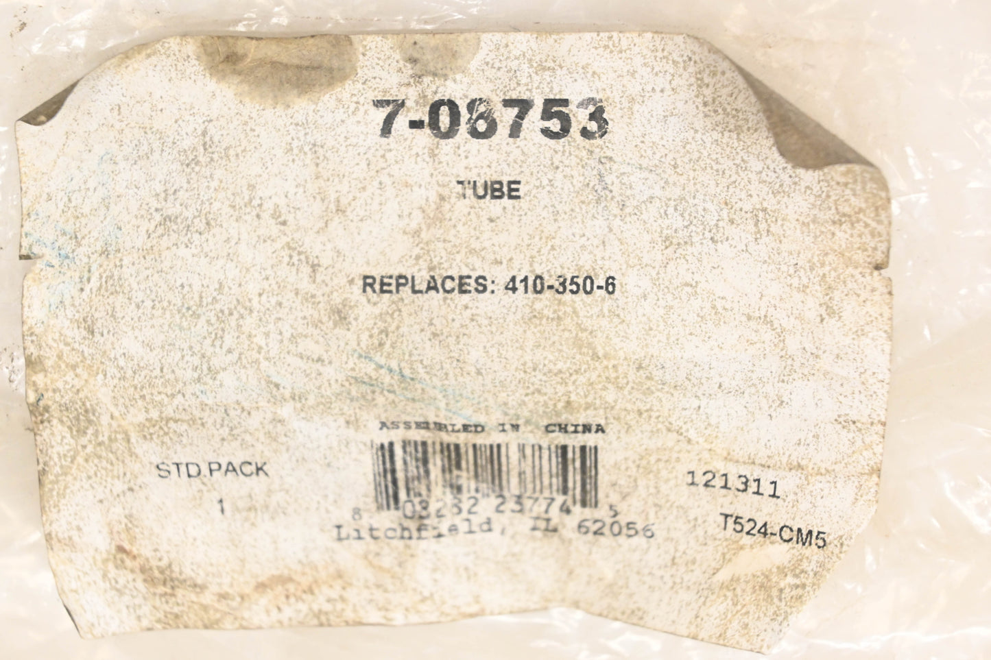 Prime Line 7-08753, 410-350-6 4.10/3.50-6 Tire Tube NOS