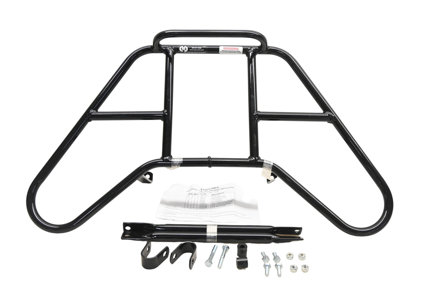 Cambridge Metals & Plastics 1337 Yamaha 06-07 350/450 Wolverine Front Rack Kit NOS