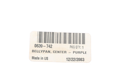 New OEM Arctic Cat 0639-742 Purple Center Bellypan NOS