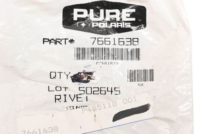New OEM Polaris 7661638 Rivets Qty 2 NOS