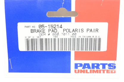 Parts Unlimited 05-15214, 860701100, 860.7011.00 Polaris Brake Pad Kit NOS