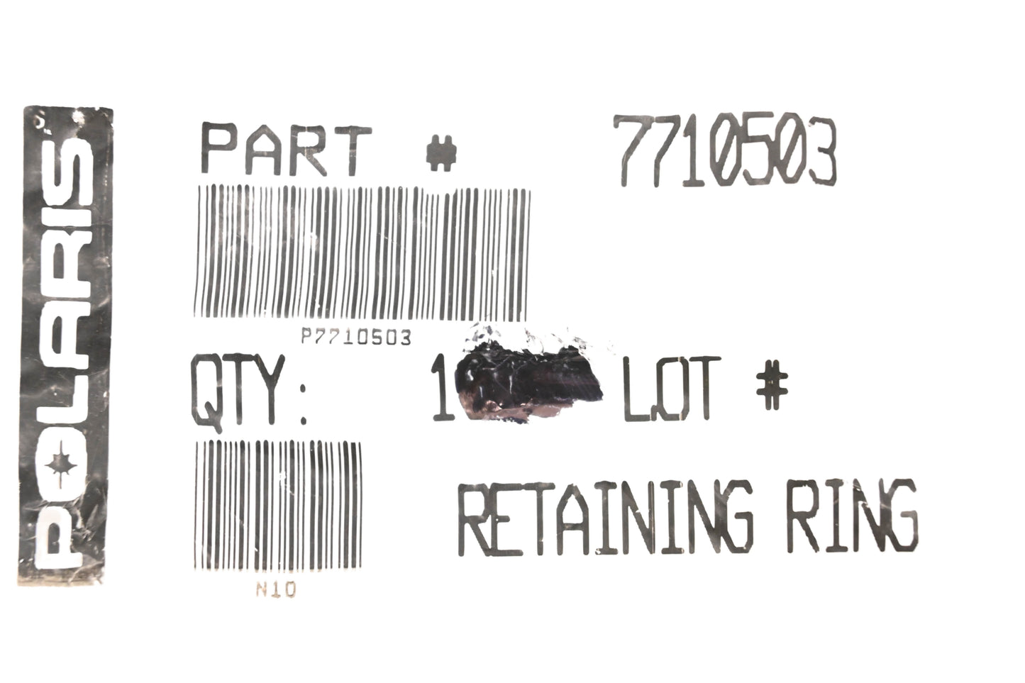 New OEM Polaris 7710503 Retaining Ring NOS