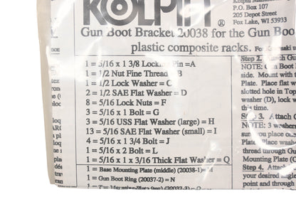 Kolpin 20038 Quick Release Gun Boot Mounting Kit NOS