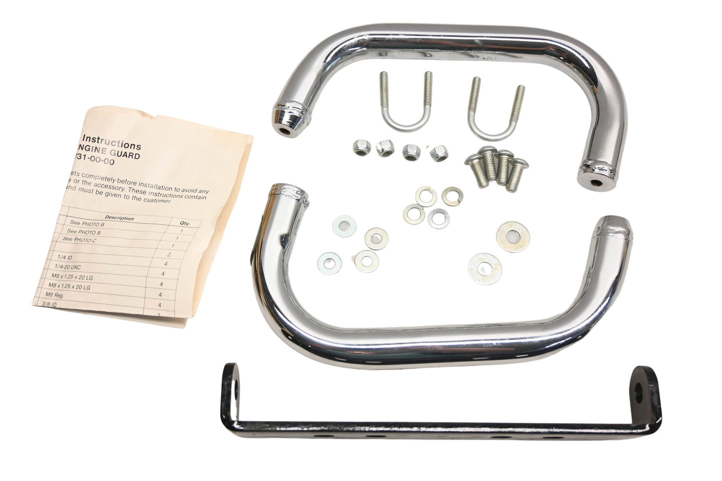 New OEM Yamaha ABA-14V31-00-00, ABA14V310000 XS400 Mini Engine Guard Kit NOS
