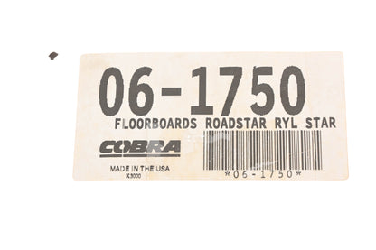 Cobra 06-1750 Roadstar Royal Star Floorboard Kit NOS