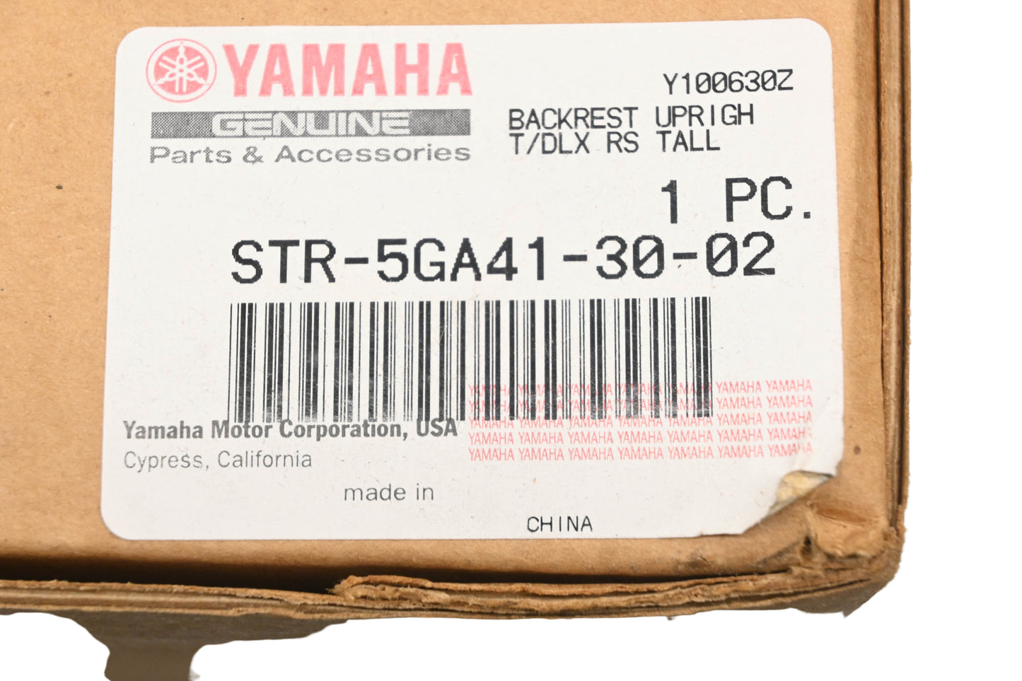 New OEM Yamaha STR-5GA41-30-02 Upright Sissy Bar Side Arm Backrest Kit NOS