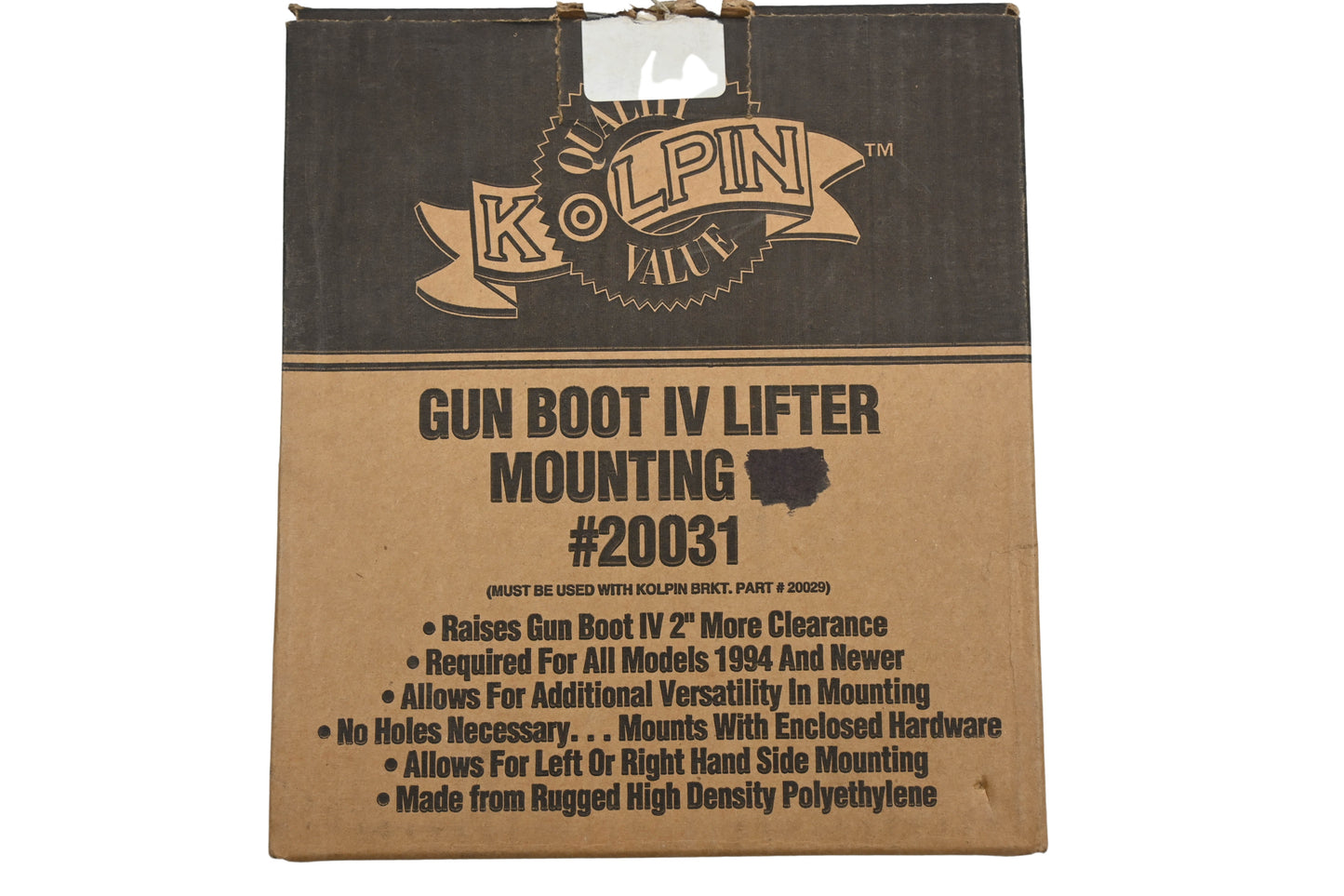 Kolpin 20031 Gun Boot IV Mounting Lifter Block NOS