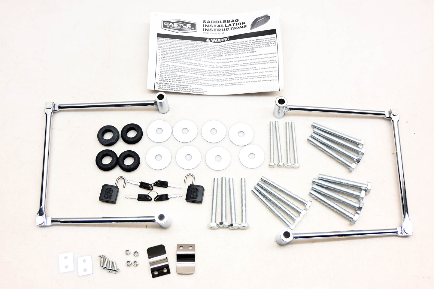 Castle 22-0101 Saddlebag Support Bracket Kit NOS