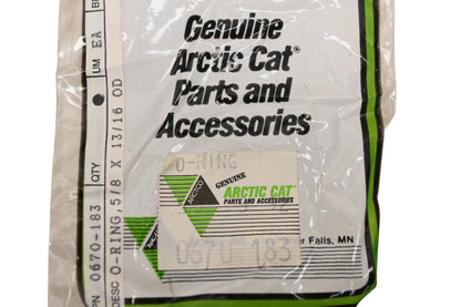 New OEM Arctic Cat 0670-183 O-Rings Qty 3 NOS