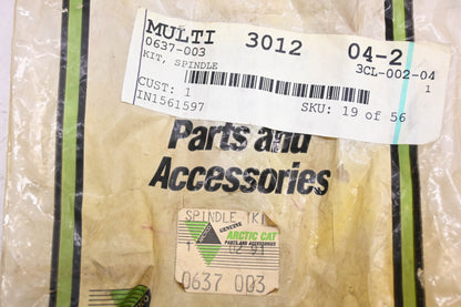 New OEM Arctic Cat 0637-003 Spindle Kit NOS