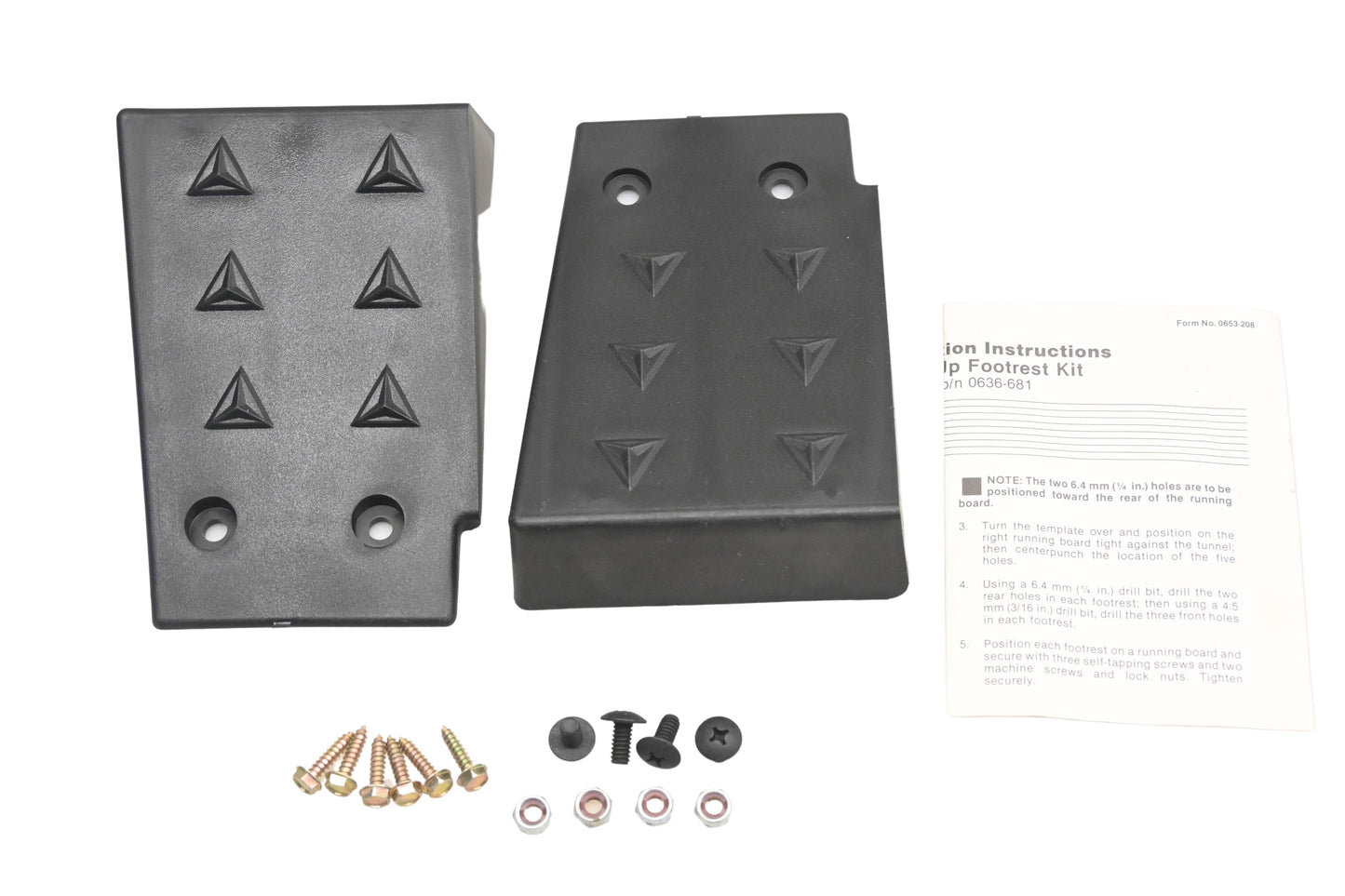 New OEM Arctic Cat 0636-681 Two-Up Footrest Kit NOS