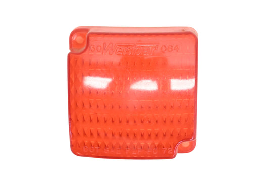 Wesbar 3236 Red 2.25" Side Marker Lens #064 NOS