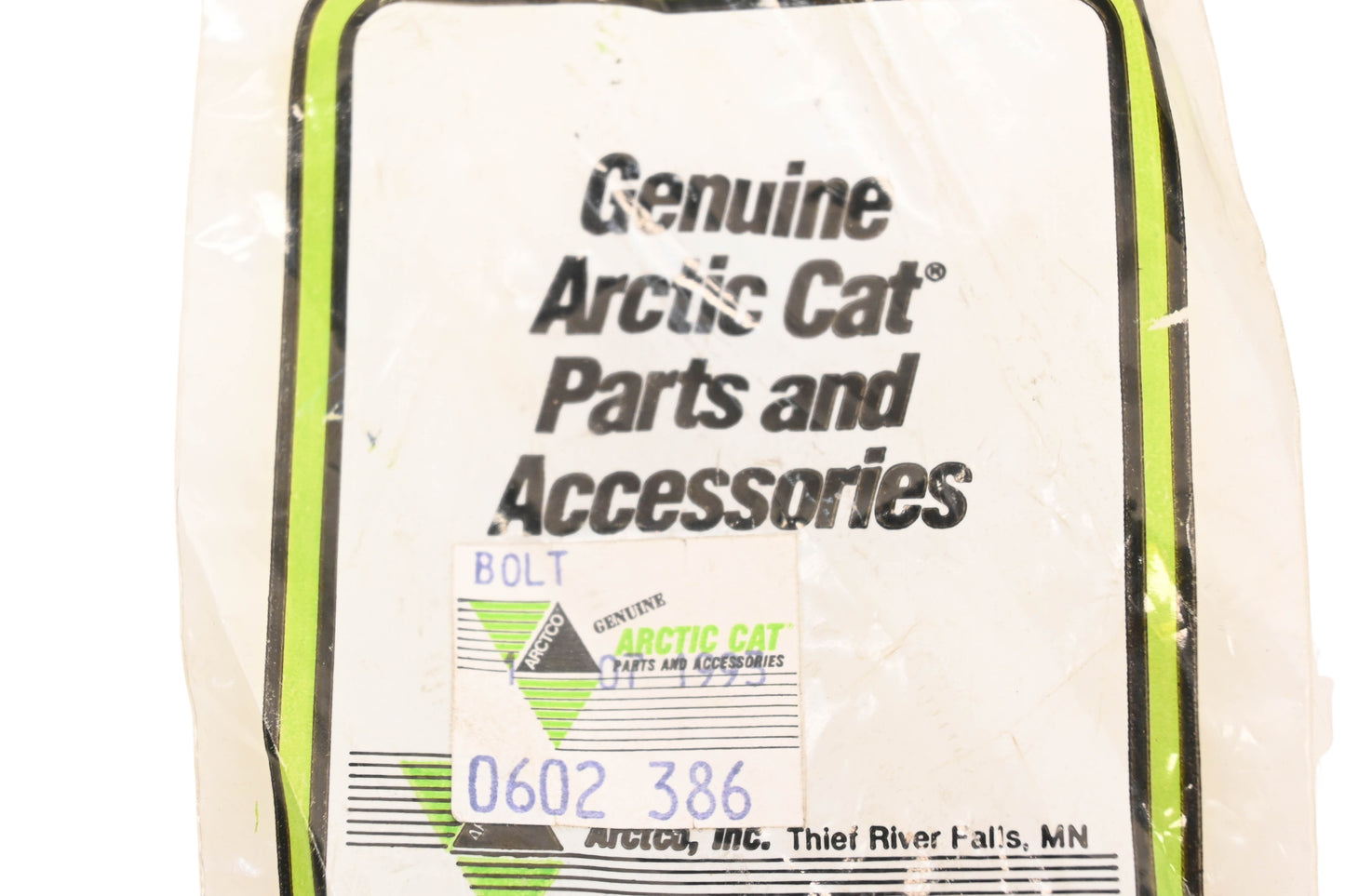 New OEM Arctic Cat 0602-386 Brake Caliper Bolt NOS
