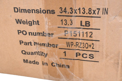SSV Works WP-RZ30-2 Weatherproof Overhead Rear Speaker Assembly NOS