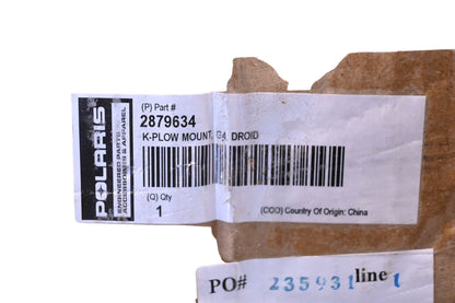 New OEM Polaris 2879634 Plow Mount Assembly Kit NOS