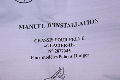 New OEM Polaris 2877045 Glacier II Plow Mount Assembly Kit NOS
