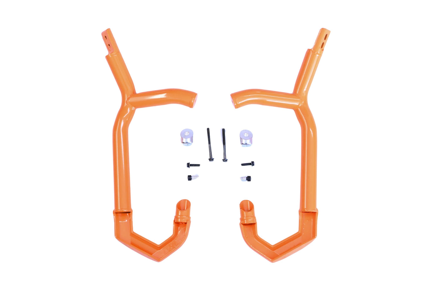 New OEM Polaris 2881584-446 Orange Extreme Front Bumper Attachment Assembly Kit NOS