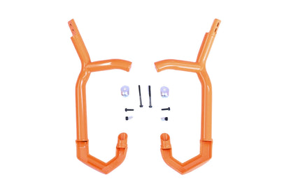 New OEM Polaris 2881584-446 Orange Extreme Front Bumper Attachment Assembly Kit NOS