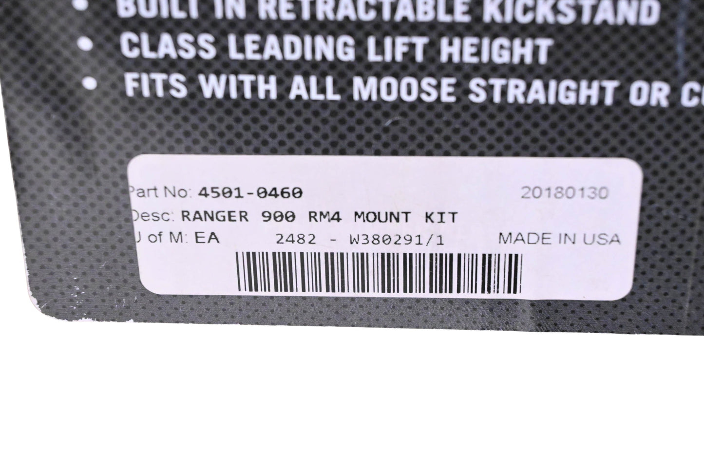 Moose Utilities 4501-0460 RM4 Plow Mount Kit NOS