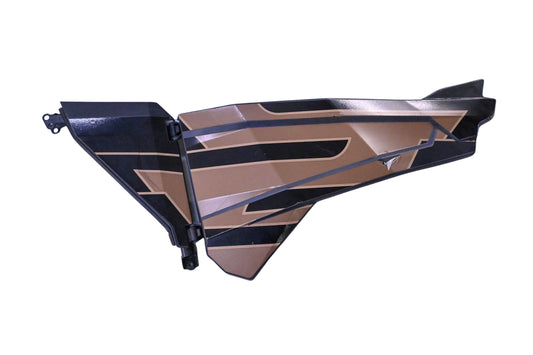New OEM Polaris 5450638 Tan/Brown Right Side Door Panel & Frame Assembly NOS
