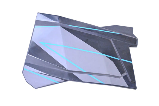 New OEM Polaris 5450893 Blue/Black Right Rear Door Panel & Frame Assembly NOS