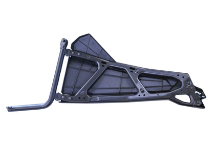 New OEM Polaris 2636865 Grey/Black Left Side Door Panel & Frame Assembly NOS