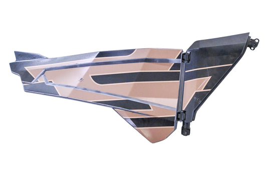 New OEM Polaris 5450636 Tan/Brown Left Side Door Panel & Frame Assembly NOS